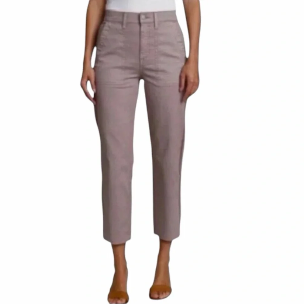 Pistola Mara High Waist Straight‎ Leg Capri Pants in Woodrose Size 31